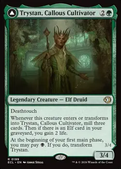MTG Trystan, Callous Cultivator // Trystan, Penitent Culler Lorwyn Eclipsed #199 - Image 1