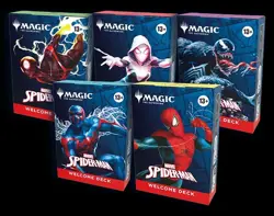 MtG Spiderman Welcome Decks - Set of 5 NEW Sealed - Image 1