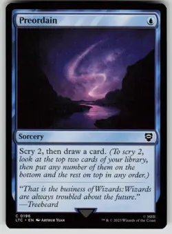 Preordain Commander: The Lord of the Rings 196 MTG NM - Image 1