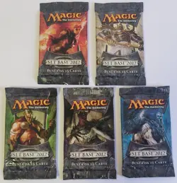 Magic MtG Core Set Base 2012 M12 Art Set 5 Bustine Sigillate Ed. Italia - Image 1