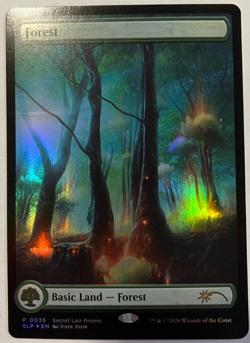 Magic the Gathering MTG MagicCon Secret Lair Foil John Avon Lotus Forest NM - Image 1