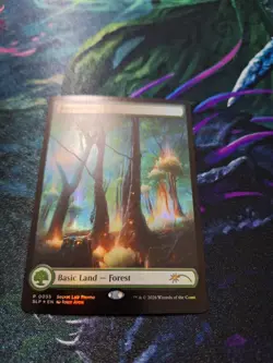 Forest (35) Foil Secret Lair Lotus Land by John Avon from MagicCon Las Vegas - Image 1