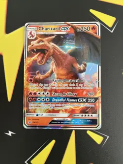 Charizard GX SM195 - Sun & Moon Black Star Promo Standard Size Pokemon TCG MP - Image 1