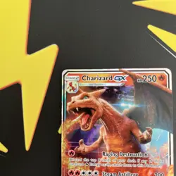 Charizard GX SM195 - Sun & Moon Black Star Promo Standard Size Pokemon TCG MP - Image 2