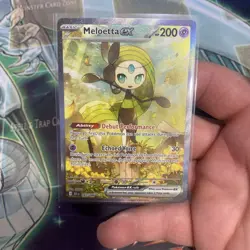 Pokemon TCG Meloetta EX Full Art Black Bolt Card 167/086 Sir NM - Image 1