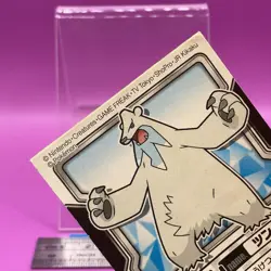 Beartic - Pokemon Sticker Seal Anime Game BANDAI Nintendo TCG Japanese #544b - Image 5