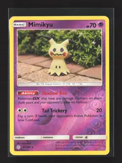 Pokemon SM - Cosmic Eclipse #97/236 Rare,Reverse Holo Mimikyu (97) - Image 1