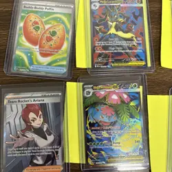 Pokemon Card lot, 8 Ultra rares , All pulled from packs. Gorgeous shape! New Set - Image 2