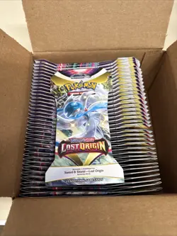 POKEMON 36 LOST ORIGIN FACTORY SEALED SLEEVED BOOSTER PACKS - LAST ONE! - Image 1
