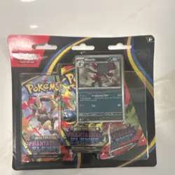 Pokemon Mega Evolution Phantasmal Flames Booster Pack with Weavile Card - Image 1
