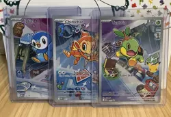 Turtwig 40, Chimcar 41, Piplup 42 - Mega Evolution Promo Holo Pokemon Pack Fresh - Image 1