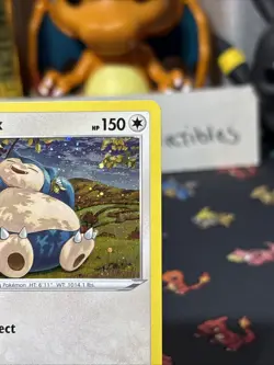 White Ink Spot Error - Cosmos Holo SWIRL Snorlax 140/202 SWSH Promo Pokemon TCG! - Image 4