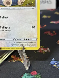 White Ink Spot Error - Cosmos Holo SWIRL Snorlax 140/202 SWSH Promo Pokemon TCG! - Image 5