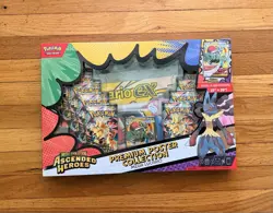 Pokemon TCG Mega Lucario Ascended Heroes Premium Poster Collection Kit - Image 1