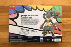 Pokemon TCG Mega Lucario Ascended Heroes Premium Poster Collection Kit - Image 2