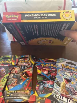 Pokemon TCG Pokemon Day 2026 Pikachu Promo & 4 Booster Packs - Lot Of 5 - Image 5