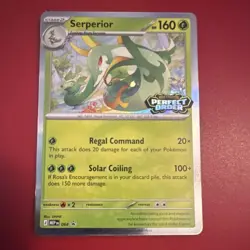 Pokemon Serperior Stage 2 Perfect Order Holo 064 MEP English Stamped - Image 1