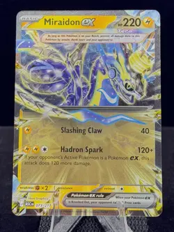 Pokemon-Mega Evolution: Ascended Heroes-Miraidon ex-073/217-Double Rare-M/NM - Image 1