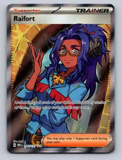 RAIFORT 142/131/131 HOLO ULTRA RARE SV: PRISMATIC EVOLUTIONS POKEMON NM - Image 1