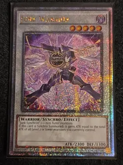 Yugioh Junk Warrior MZMI-EN000 Quarter Century Secret Rare 1st Ed NM - Image 1