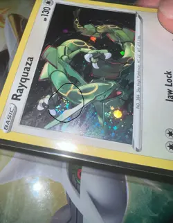 Pokemon TCG Rayquaza - SWSH029 Sword & Shield Black Star Promo NM DOUBLE SWIRL - Image 4