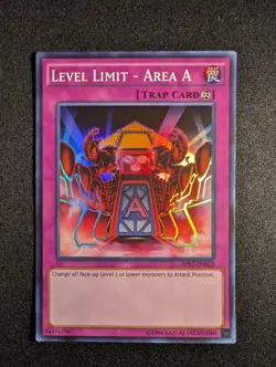 Yugioh - Level Limit - Area A AP07-EN013 Super Rare NM - Image 1