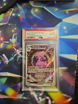 2023 POKEMON PAL EN-PALDEA EVOLVED #212 MISMAGIUS ILLUSTRATION RARE - PSA 8 - Image 1