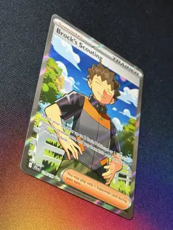 Pokemon Brock's Scouting 179/159 Secret Rare Journey Together TCG NM - Image 2