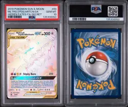 2019 Pokemon Moltres & Zapdos & Articuno GX 69/68 Hidden Fates Secret FA PSA 10 - Image 3