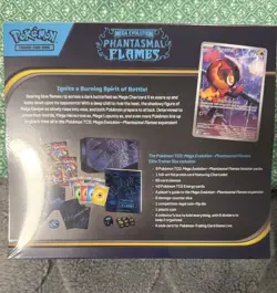 Pokemon Mega Evolution Phantasmal Flames Elite Trainer Box (ETB) Factory Sealed - Image 2