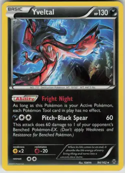 Pokemon Yveltal Holo Rare XY - BREAKthrough 94/162 LP - Image 1
