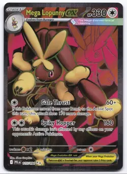 Pokemon TCG Mega Lopunny ex 115/094 Phantasmal Flames NM - Image 1