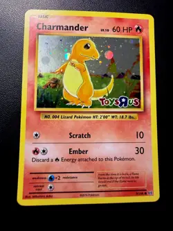 Pokemon Charmander Toys R Us Promo Holo XY Evolutions 9/108 English 2016 - Image 1
