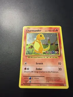 Pokemon Charmander Toys R Us Promo Holo XY Evolutions 9/108 English 2016 - Image 2
