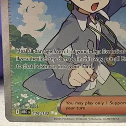 Wally's Compassion Ultra Rare Full Art 176/132 Pokemon Mega Evolution English NM - Image 2