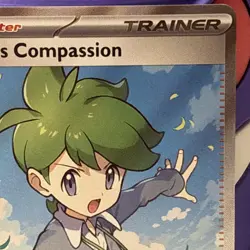 Wally's Compassion Ultra Rare Full Art 176/132 Pokemon Mega Evolution English NM - Image 4