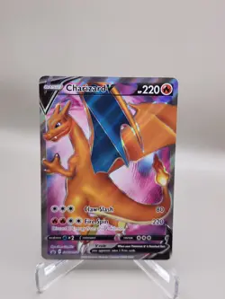 Pokemon TCG Charizard V SWSH260 Promo Holo 220 HP Basic Sword & Shield English - Image 1