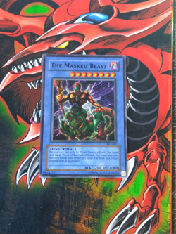 The Masked Beast - DL2-001 - Super Rare - Duelist League Promo Yugioh MP+ - Image 1