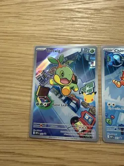 Pokemon TCG First Partner Illustrator Gen 4 - Turtwig, Piplup & Chimchar NM+ - Image 2