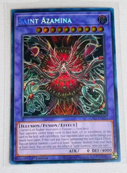 Yugioh - Saint Azamina SUDA-EN036 Secret Rare 1st Edition - Image 1