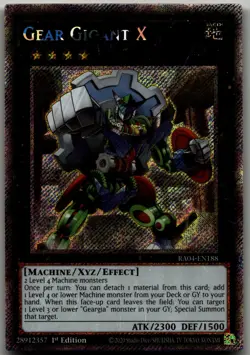 Gear Gigant X (Platinum Secret Rare) Platinum Secret Rare Quarter Century Stampe - Image 1