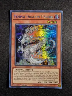 Yugioh - Tenpai Dragon Paidra MP25-EN064 1st Edition Prismatic Secret Rare NM - Image 1