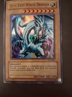Unlimited Edition" from the Legend of Blue-Eyes White Dragon (LOB-001) set. - Image 1