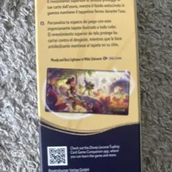FOIL Disney Parks EXCLUSIVE Lorcana Wilds Unknown Toy Story Play Mat Buzz Woody - Image 2