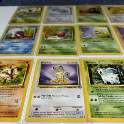 Pokemon Vintage Jungle Theme Set Of 24 English Cards Common & Uncommon Included - Image 3