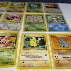 Pokemon Vintage Jungle Theme Set Of 24 English Cards Common & Uncommon Included - Image 4