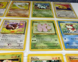 Pokemon Vintage Jungle Theme Set Of 24 English Cards Common & Uncommon Included - Image 5