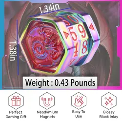 ALOBGHDC Metal MTG Life Counter Magic Cards Life Counter Wheel Health Tracker... - Image 5
