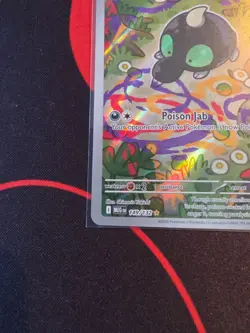 Pokemon Card TCG: Shroodle 149/132 Mega Evolution Illustration Rare (IR) Holo NM - Image 4