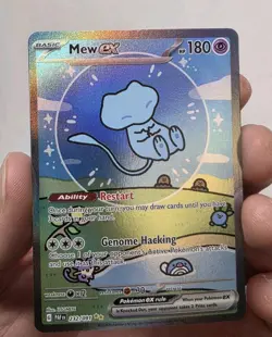 Pokemon TCG Bubble Mew EX Paldean Fates Holo Card 232/091 - NM - Pack Fresh - Image 1